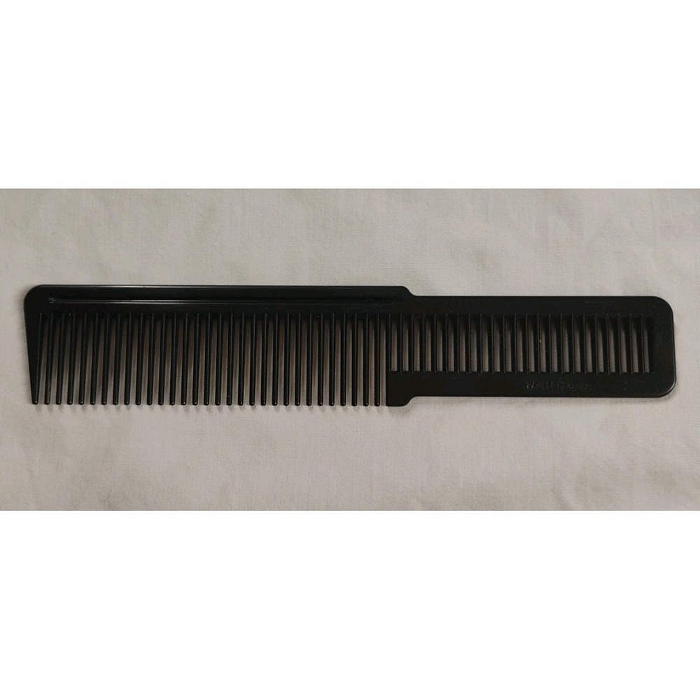 Vintage‎ Wahl USA Flat Top Professional Hair Styling Salon Clipper Comb Black 8"